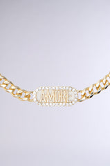 LOVE IS IN THE AIR NECKLACE IN GOLD