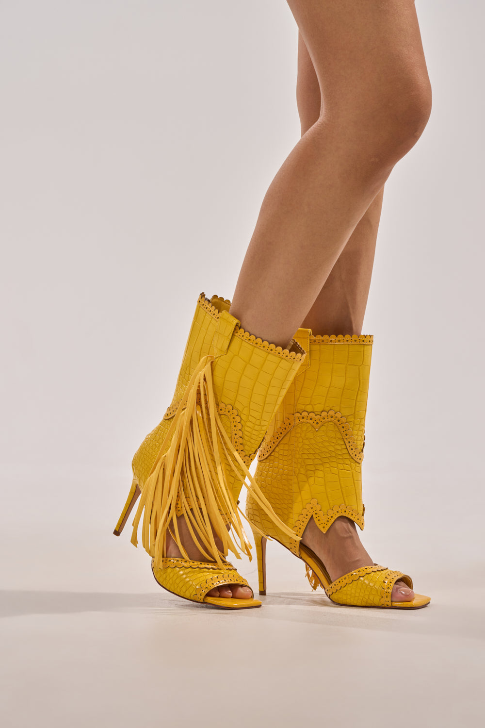 AZALEA WANG ALPHONSE YELLOW OPEN TOE SANDAL
