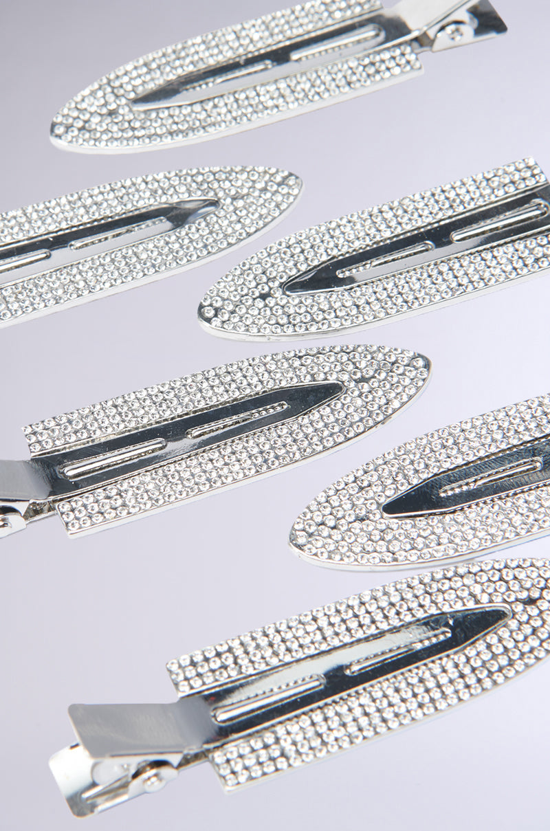 TOO PRETTY FOR THIS BLING HAIR CLIPS