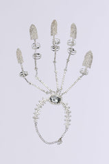 CLAW MY WAY BLING RING SET