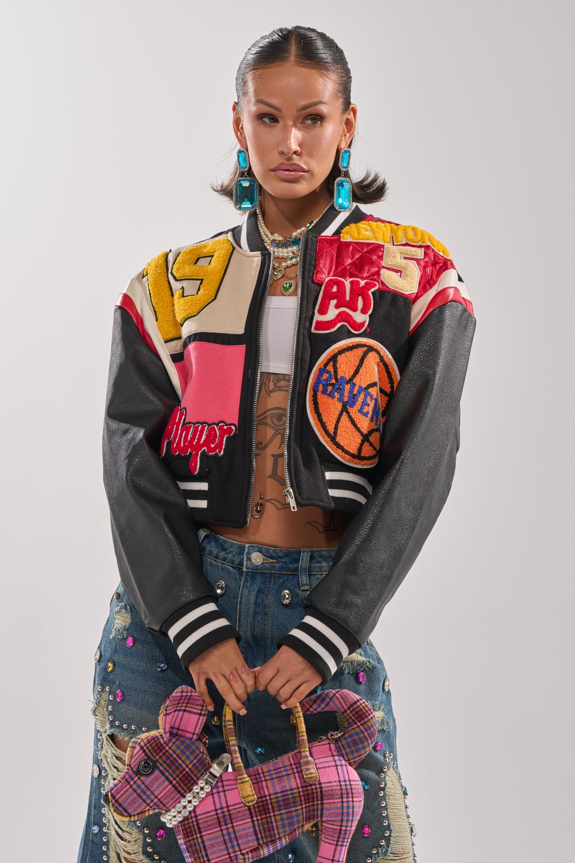 NEW YORK NEW YORK VARSITY BOMBER