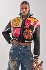 NEW YORK NEW YORK VARSITY BOMBER