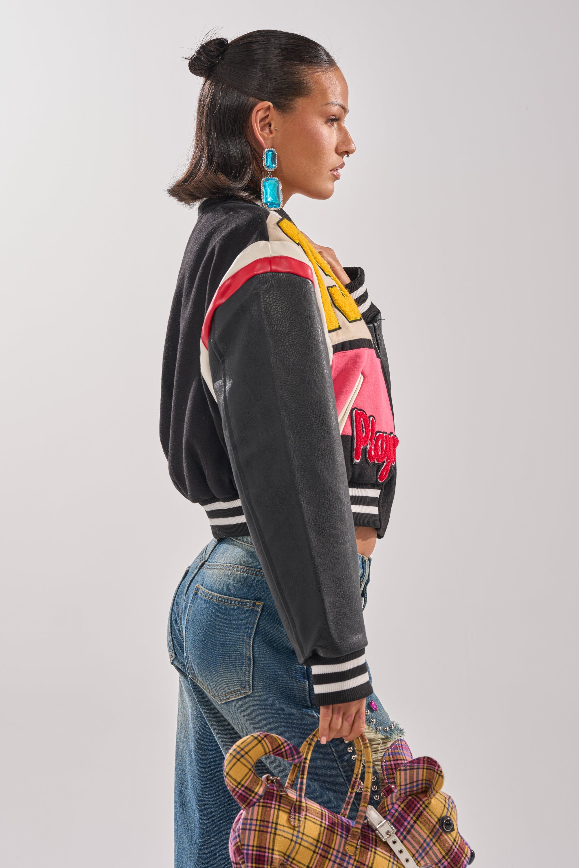 NEW YORK NEW YORK VARSITY BOMBER