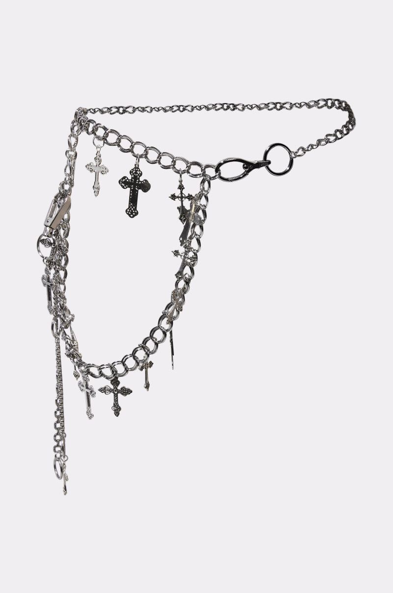 ULTIMATE CROSS CHAIN BELT