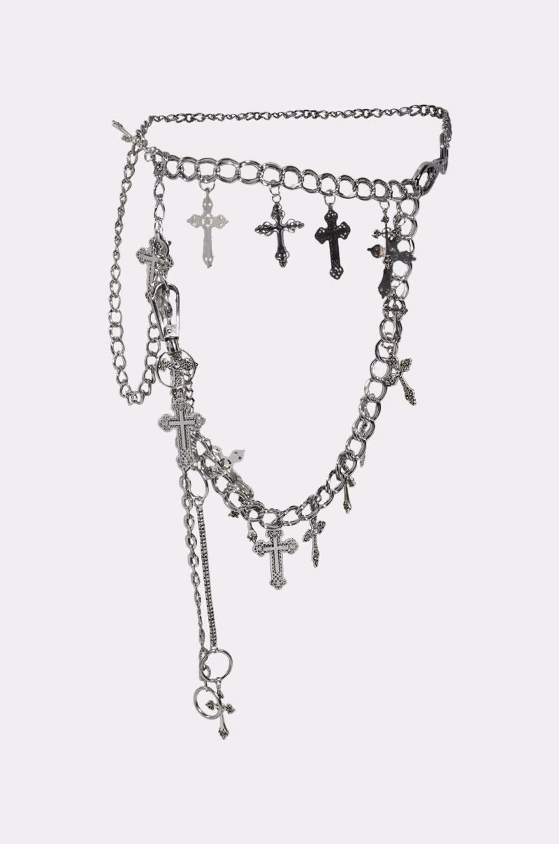 ULTIMATE CROSS CHAIN BELT