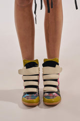 AZALEA WANG BRYANT MULTI WEDGE SNEAKER