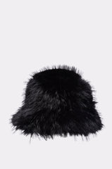 CHIC FAUX FUR BUCKET HAT