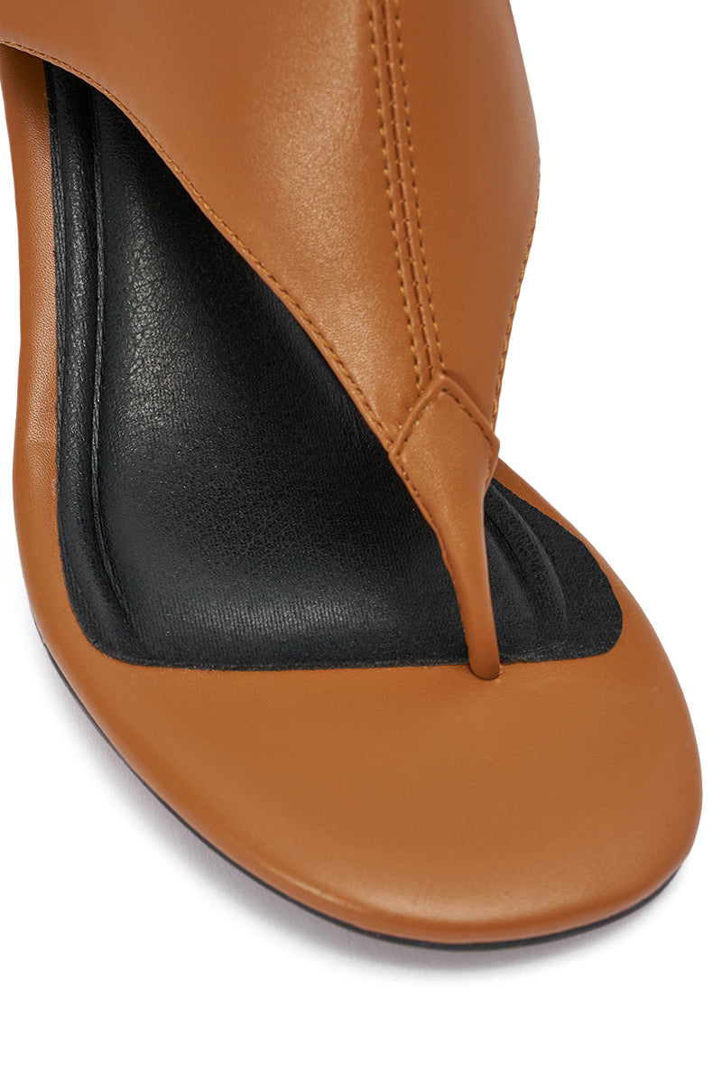 AZALEA WANG CECILE TAN PU SANDAL
