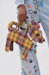 TOO POSH PLAID BAG