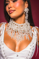 YOURS TRULY PEARL STATEMENT NECKLACE