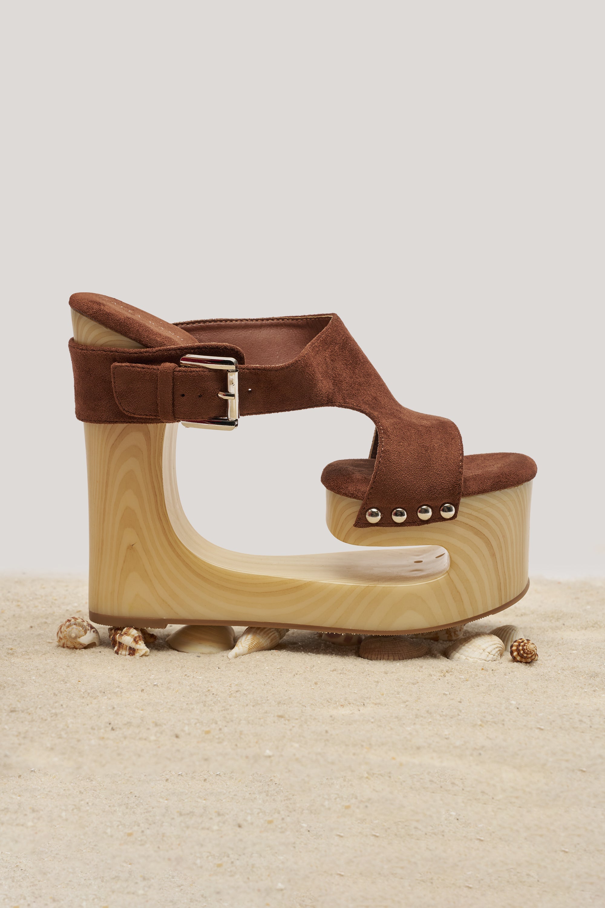 AZALEA WANG ELGEDI TAN PLATFORM SANDAL