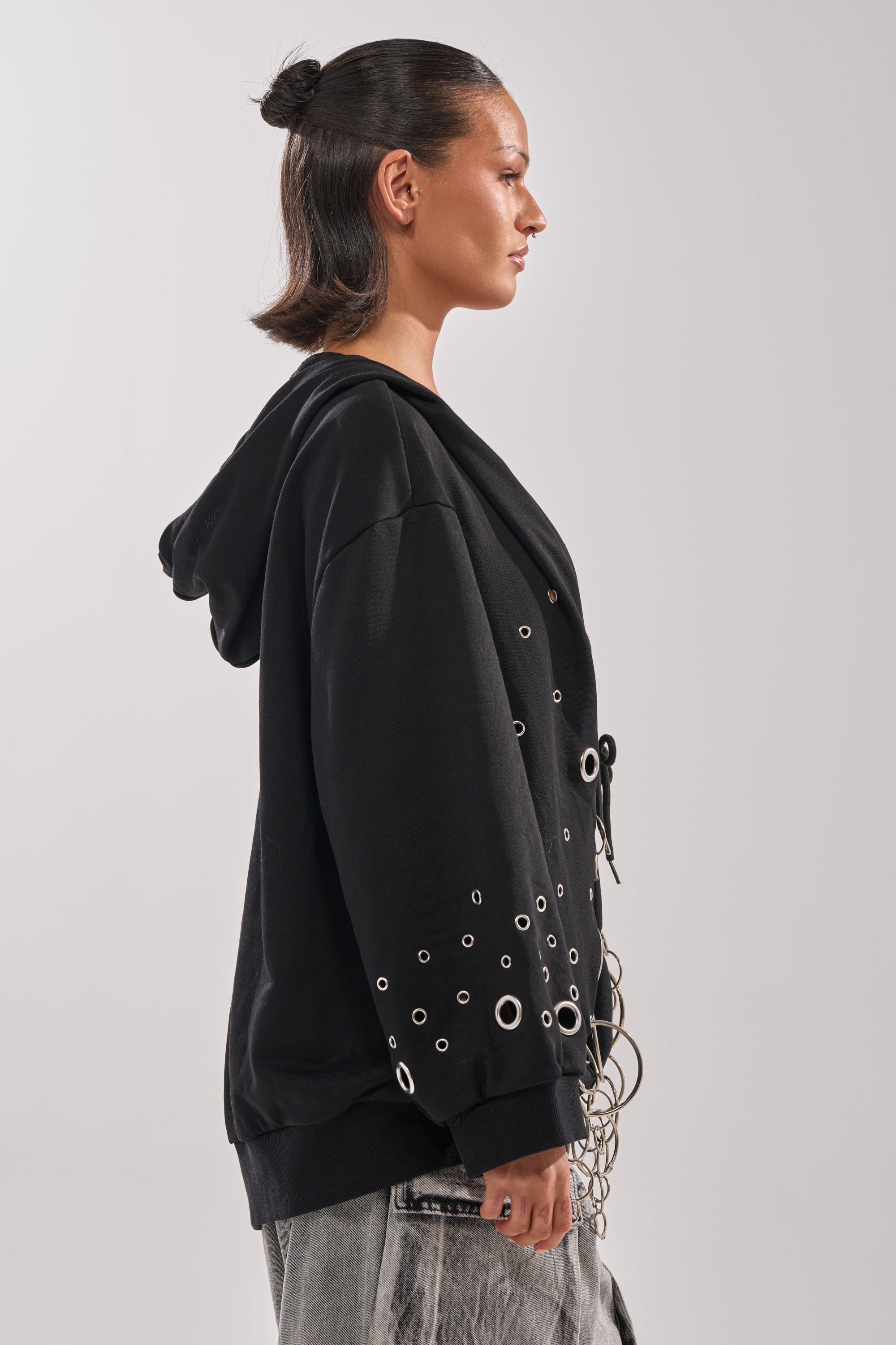 RING AROUND ME OVERSIZED HOODED SWEATSHIRT