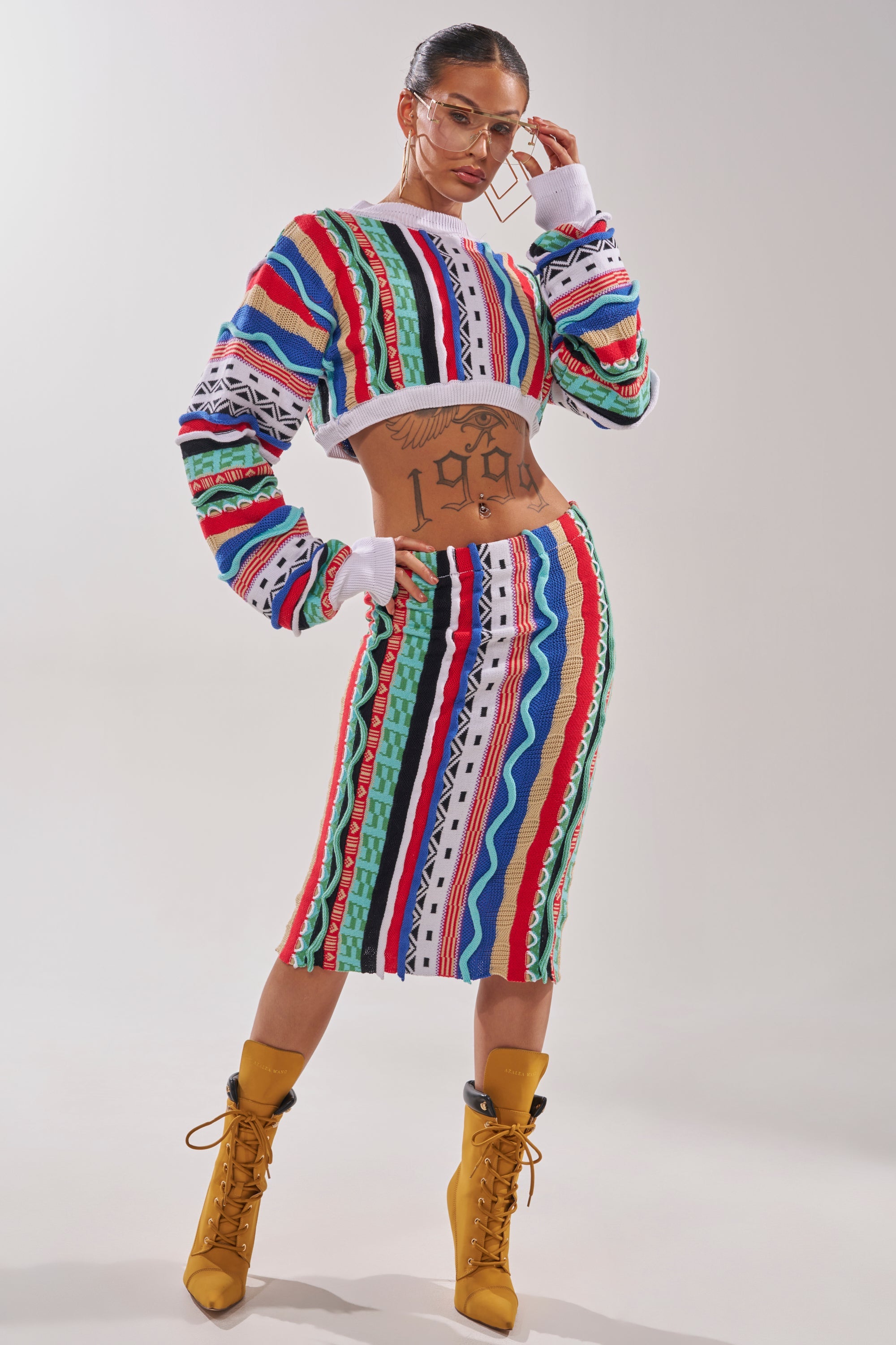 FEELING THE VIBES MAXI SKIRT