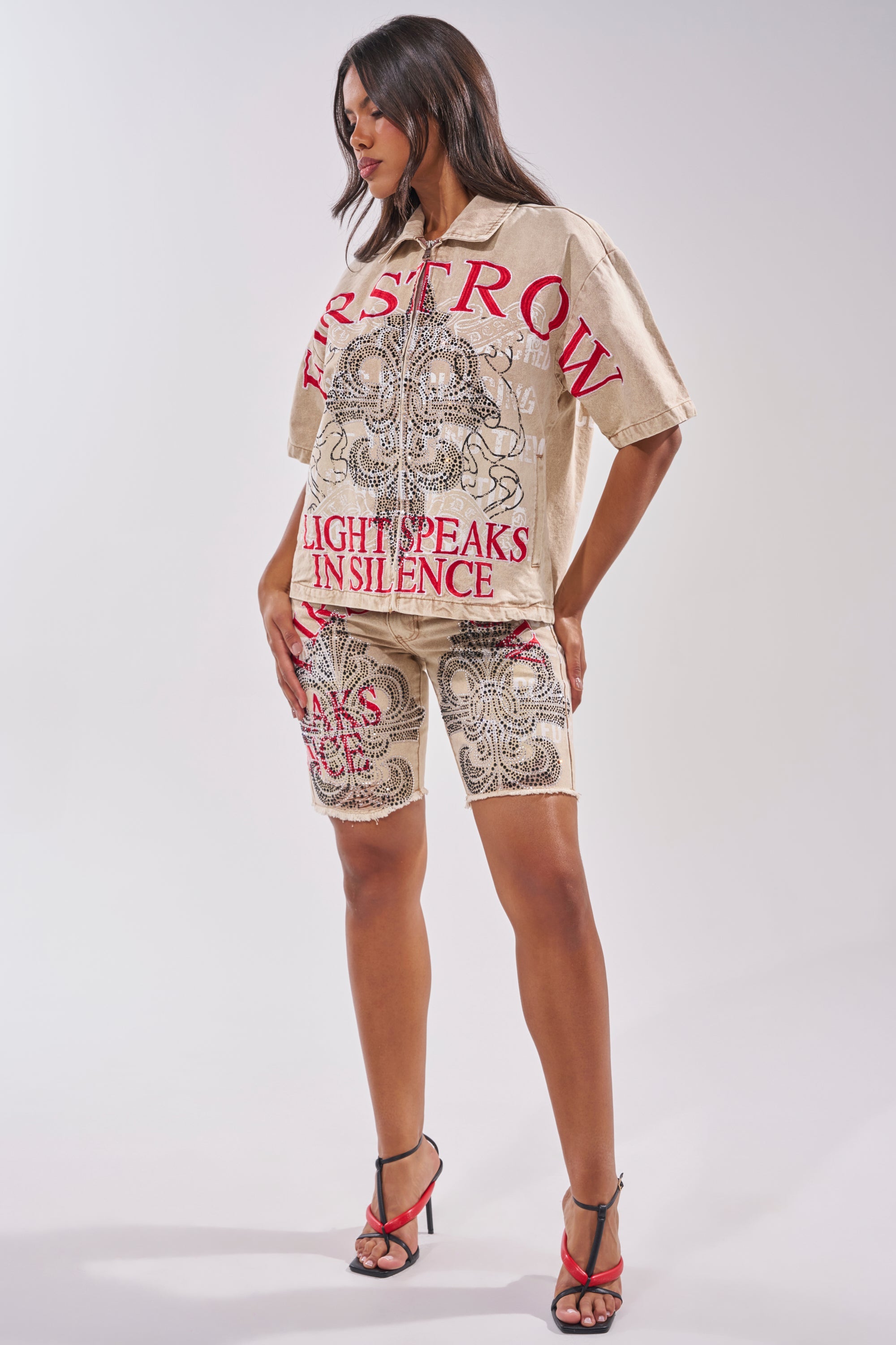 LIGHT SPEAKS IN SILENCE CANVAS SHIRT