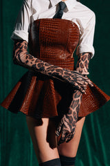 REALLY WITH IT CHEETAH GLOVES