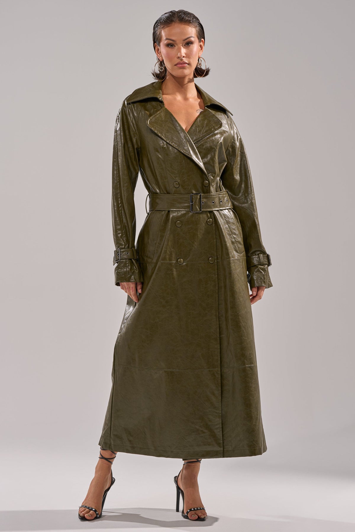 GEMINI EVERYDAY TRENCH IN OLIVE