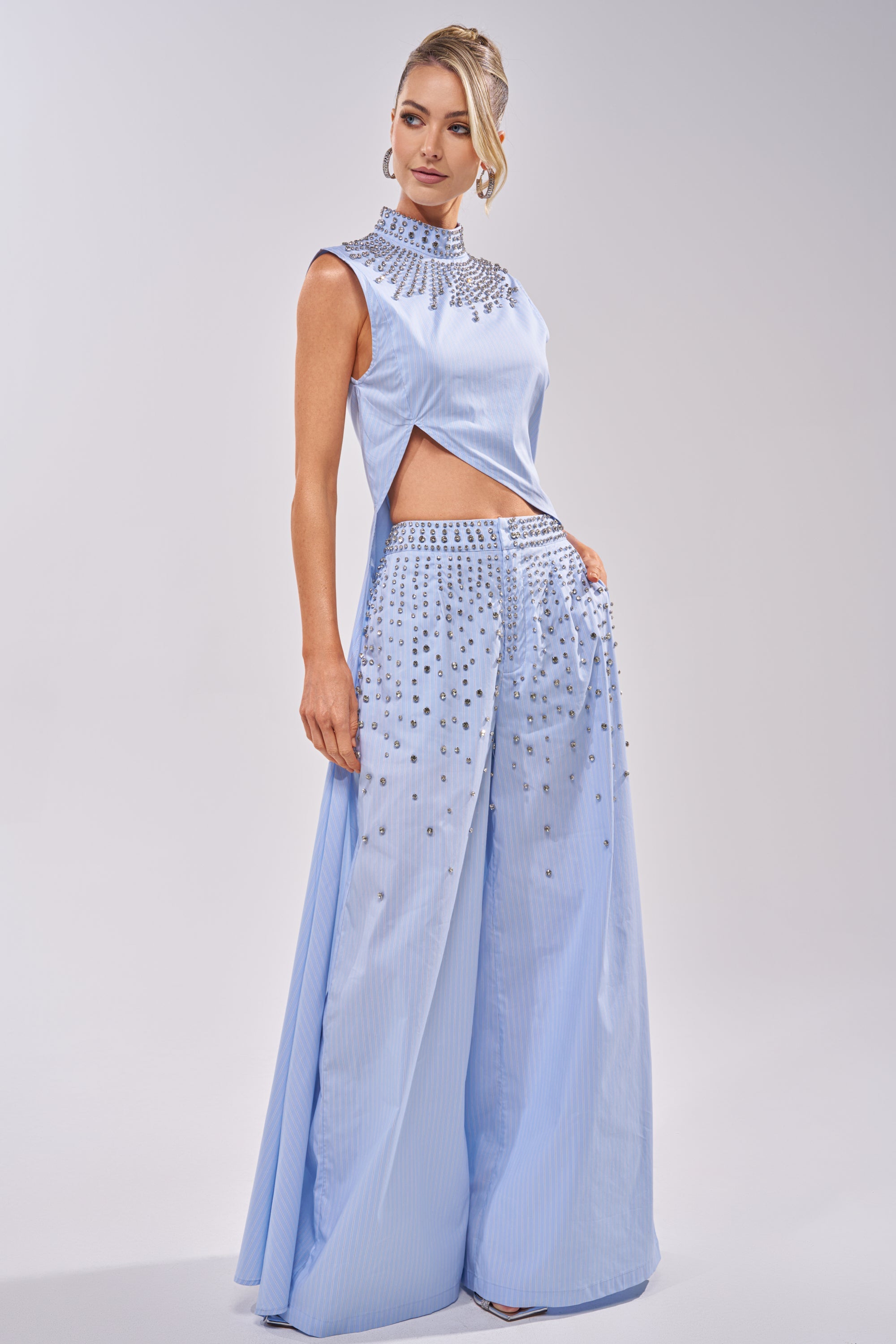 STAR OF THE NIGHT POPLIN TROUSER