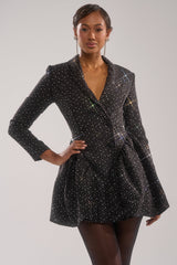 BACK IN BIZ MINI BLAZER DRESS