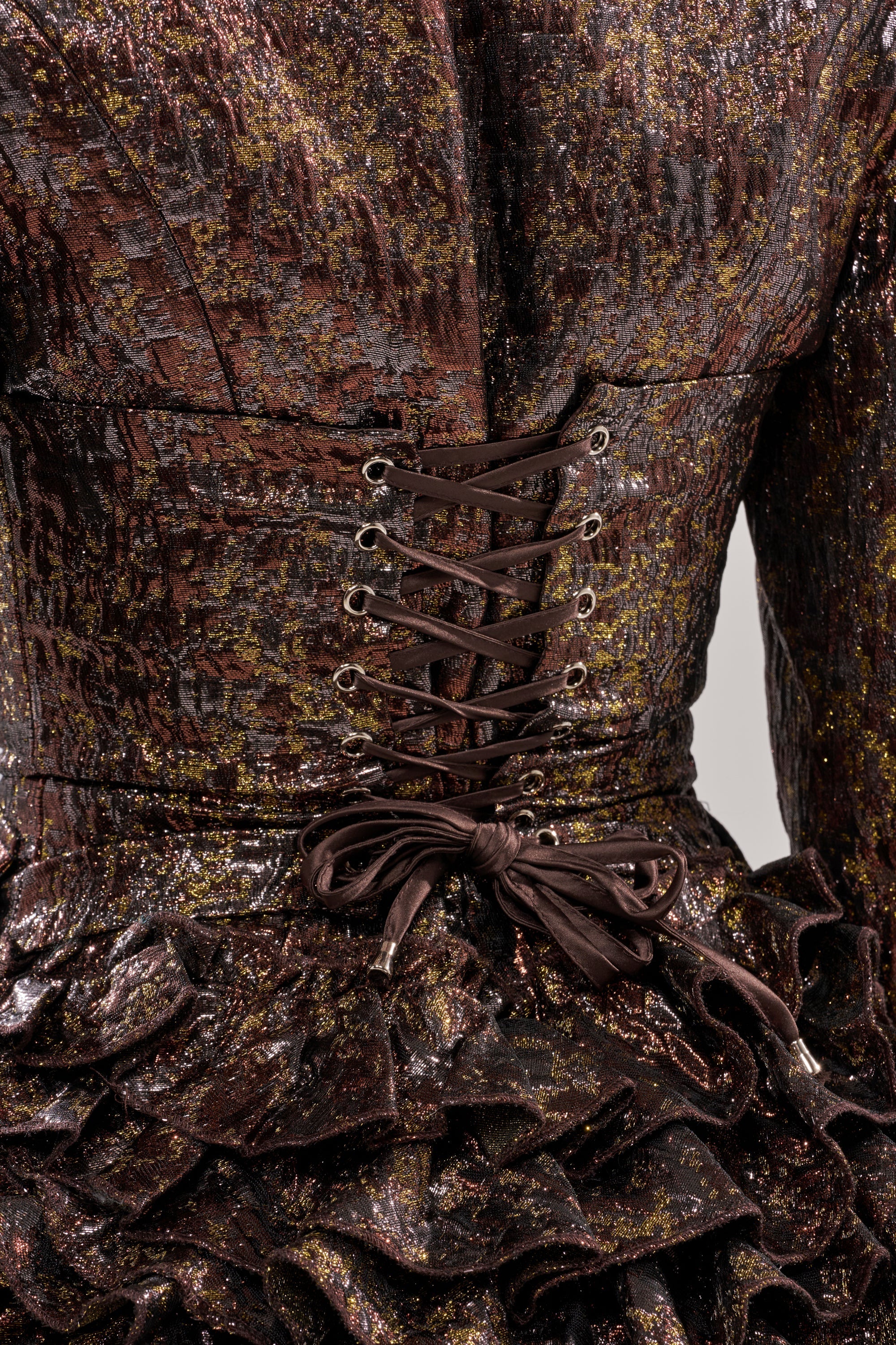 DANCING QUEEN BRONZE BLAZER ROMPER