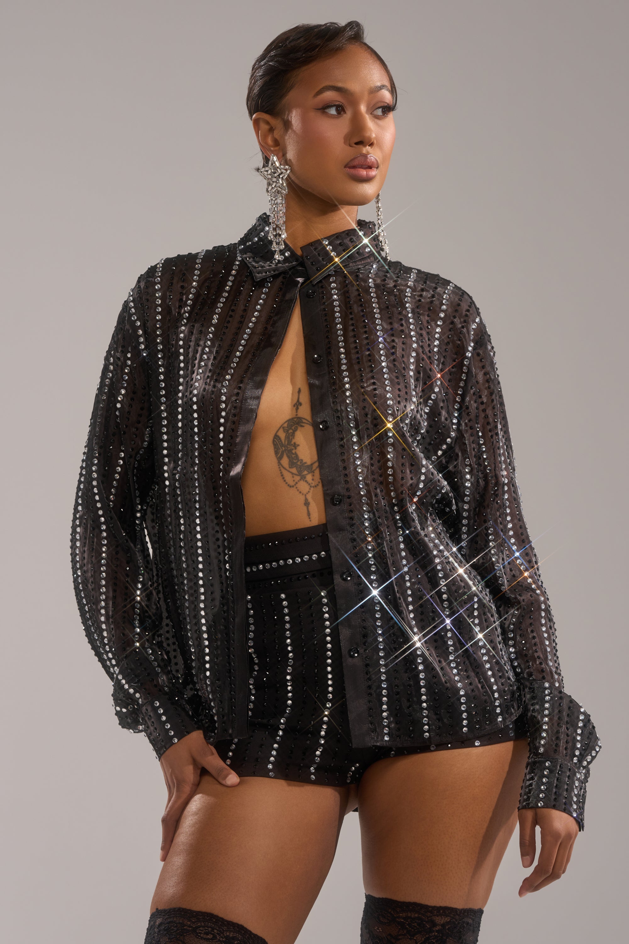 DANCE THE NIGHT AWAY BUTTON DOWN