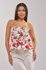 FULL BLOOM FLORAL CORSET