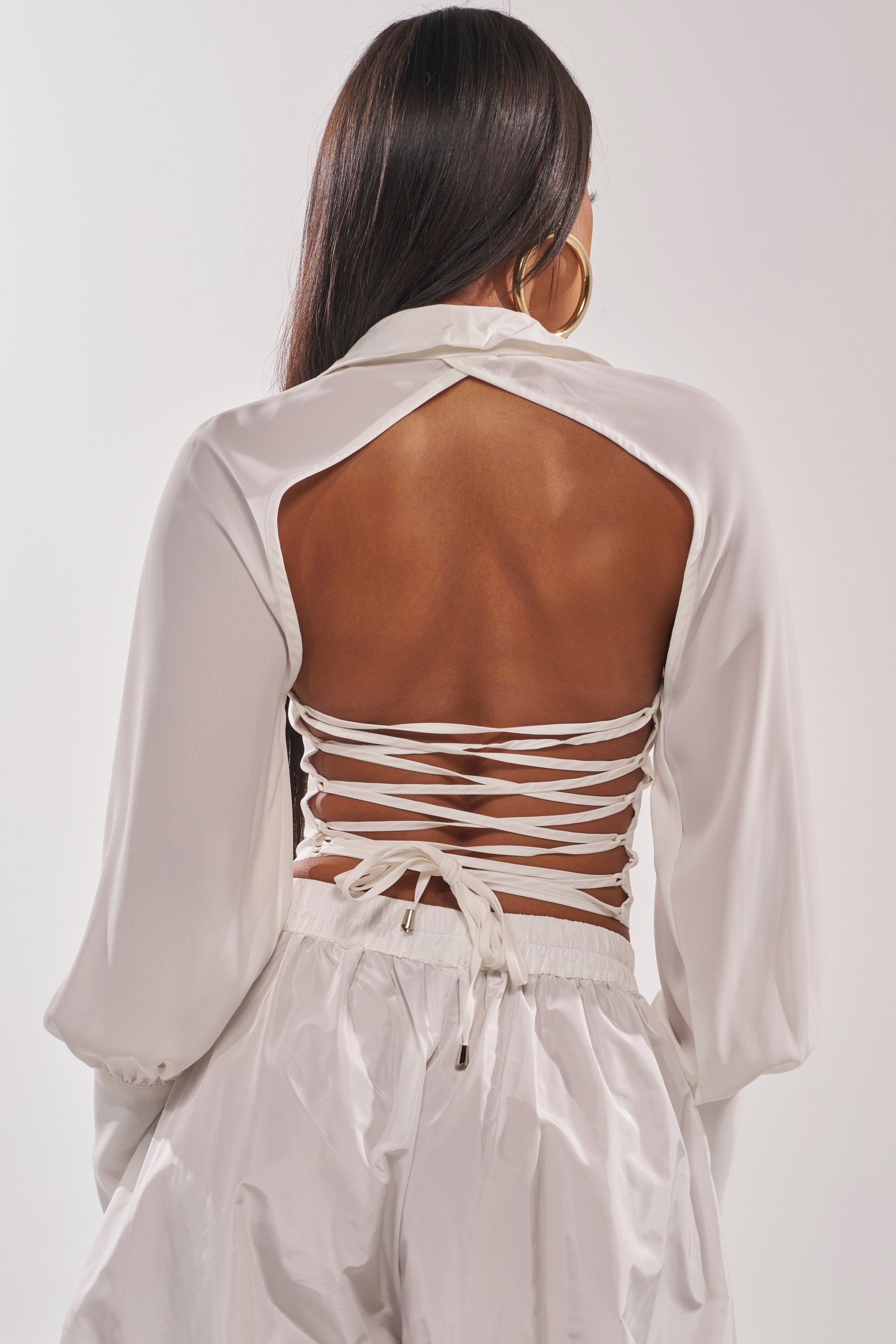 EFFORTLESS CORSET BLOUSE TOP