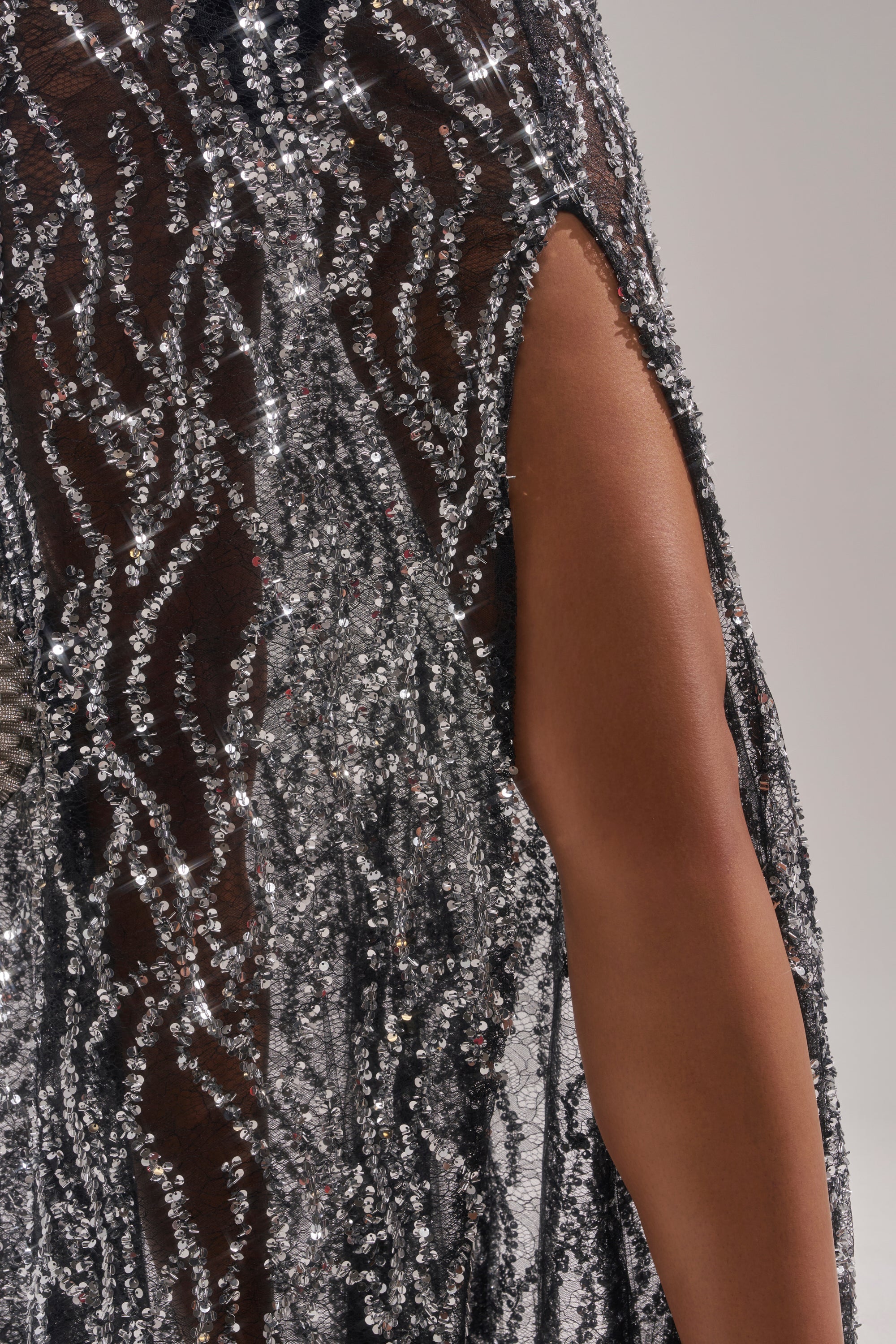 BEAUTIFUL SEQUIN MAXI SKIRT