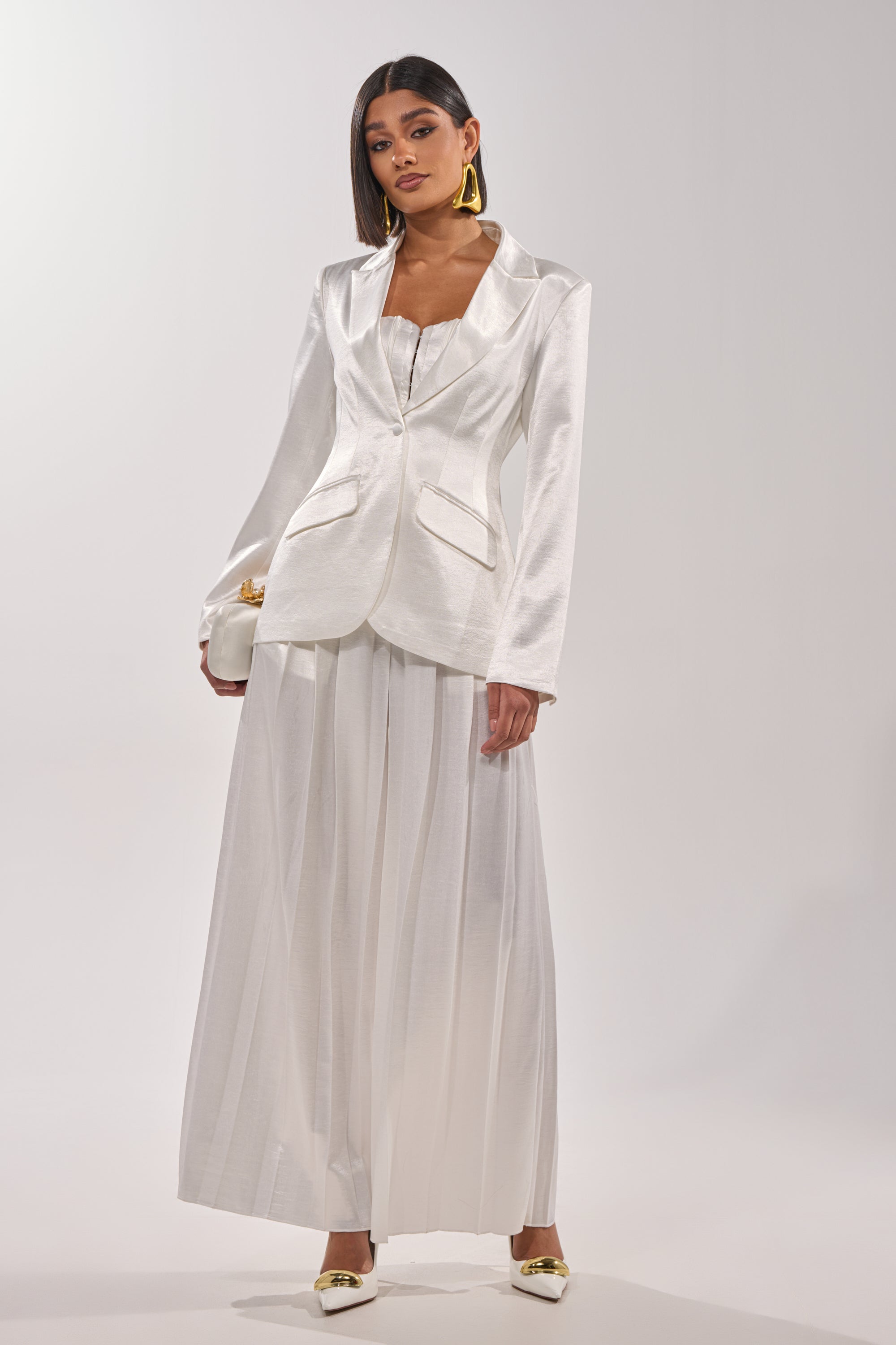 IRIS SATIN BLAZER