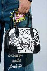 LIFE IN B&W PRINTED PURSE