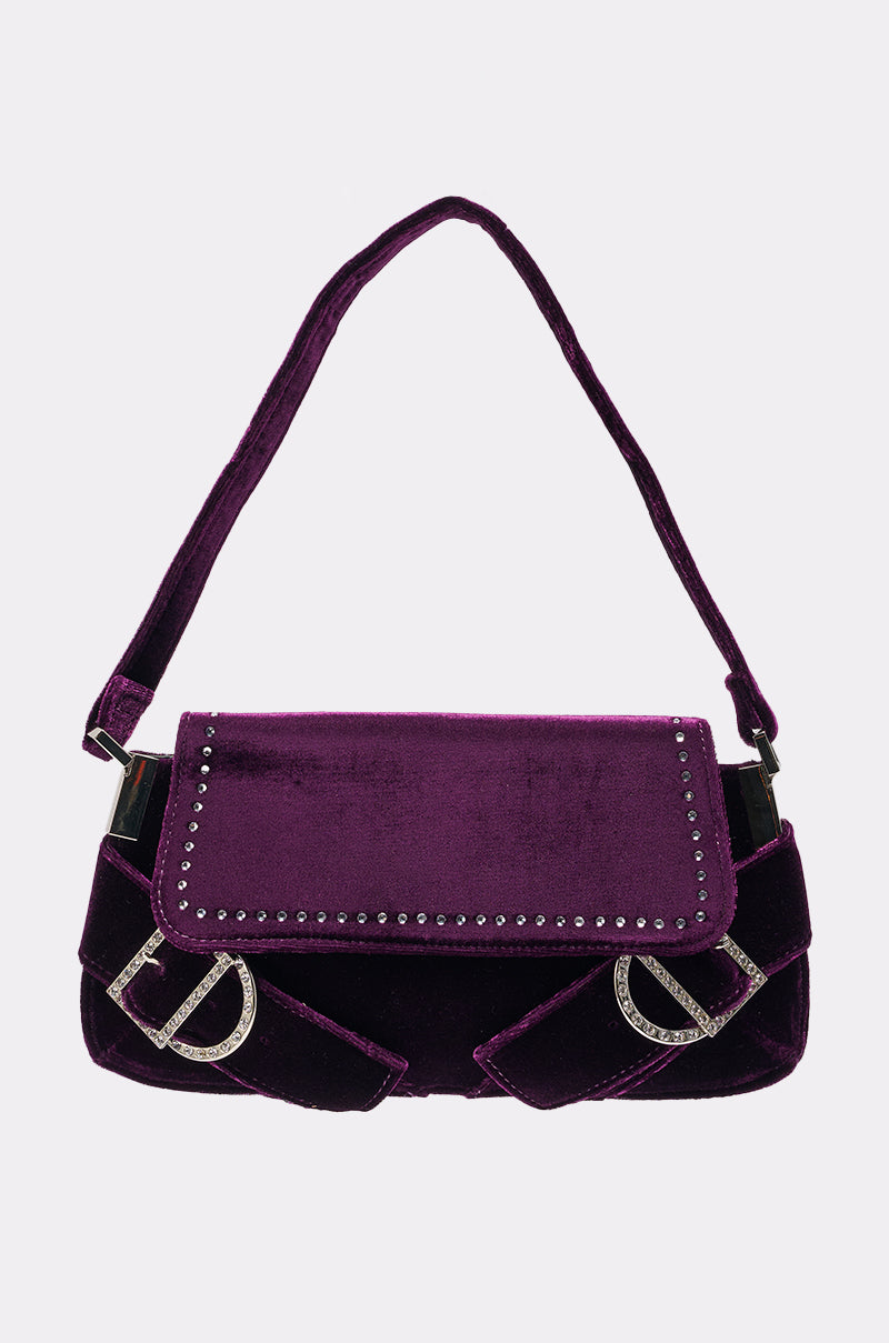 LEILA VELVET PURSE