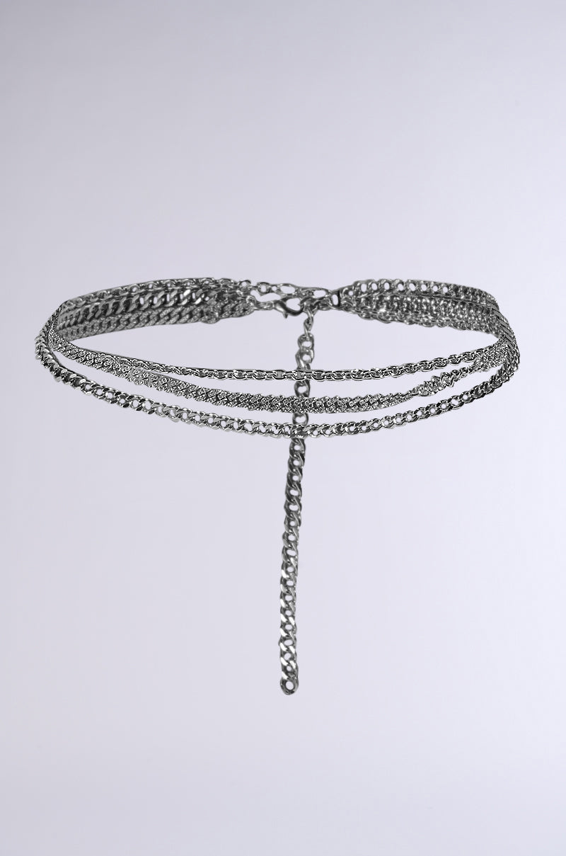 CHAINED TO THE RHYTHM BELT IN SILVER