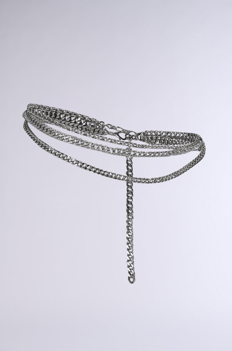 CHAINED TO THE RHYTHM BELT IN SILVER