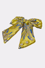 LETS GO EMBELLISHED HAIR BOW