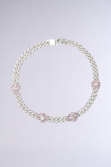 PINK PETALS NECKLACE