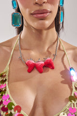BITE ME STRAWBERRY NECKLACE