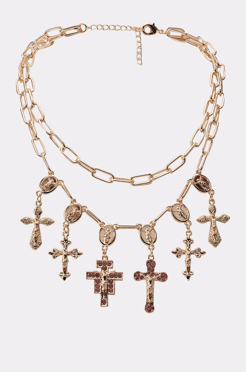 PRETTY IN PINK NECKLACE