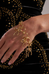 BOW TIME CHARM BRACELET