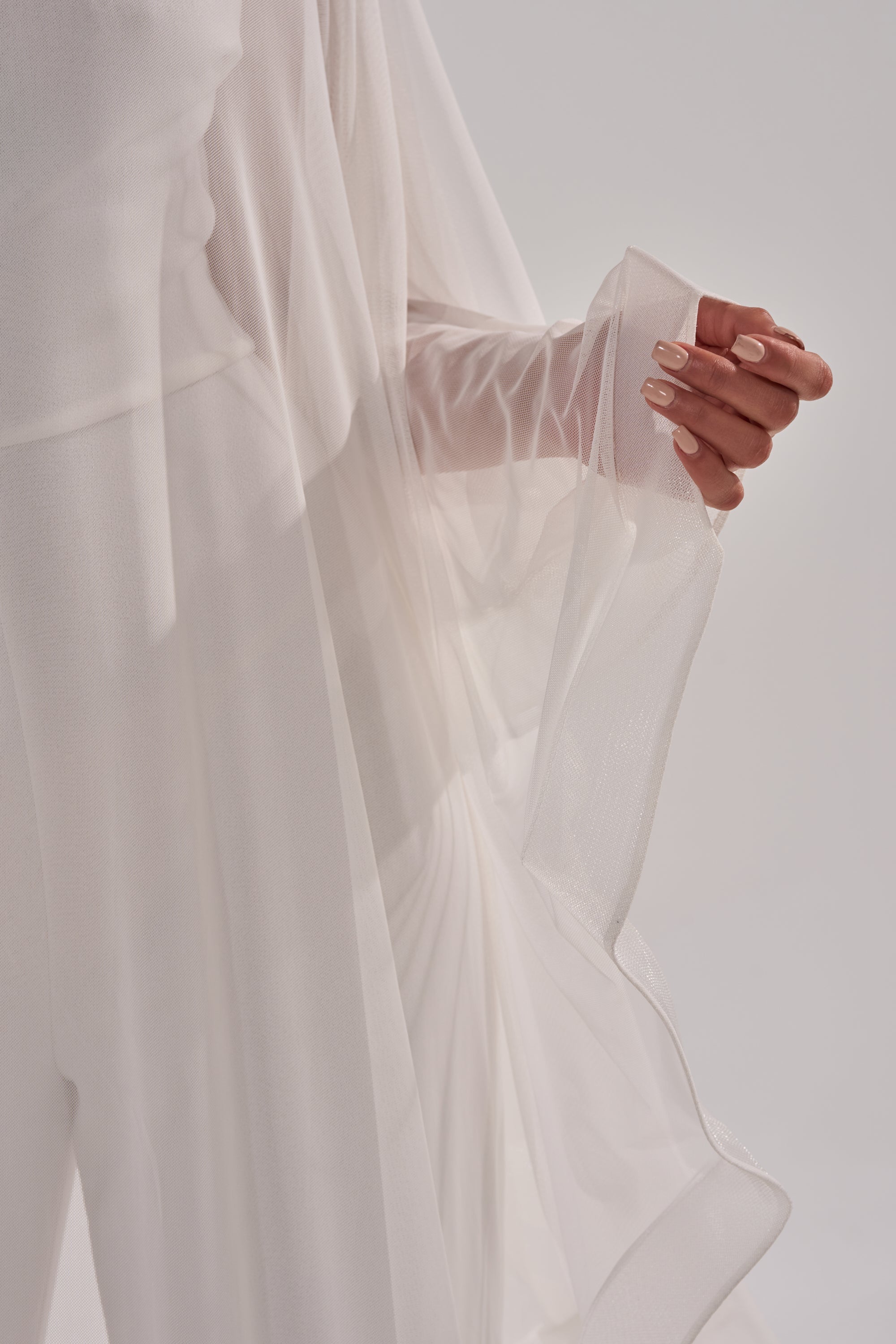 SANDO MESH JUMPSUIT IN WHITE