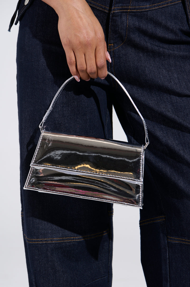 I STAND ALONE CHROME PURSE