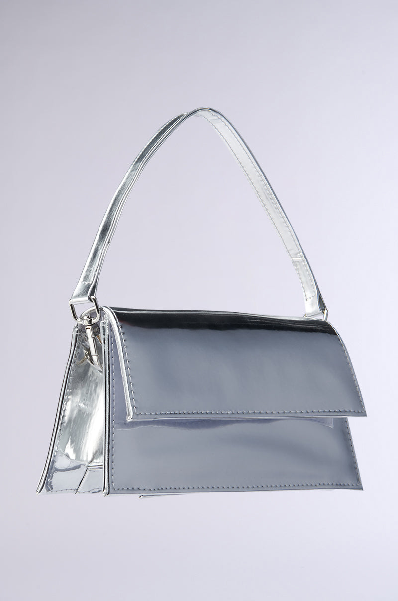 I STAND ALONE CHROME PURSE