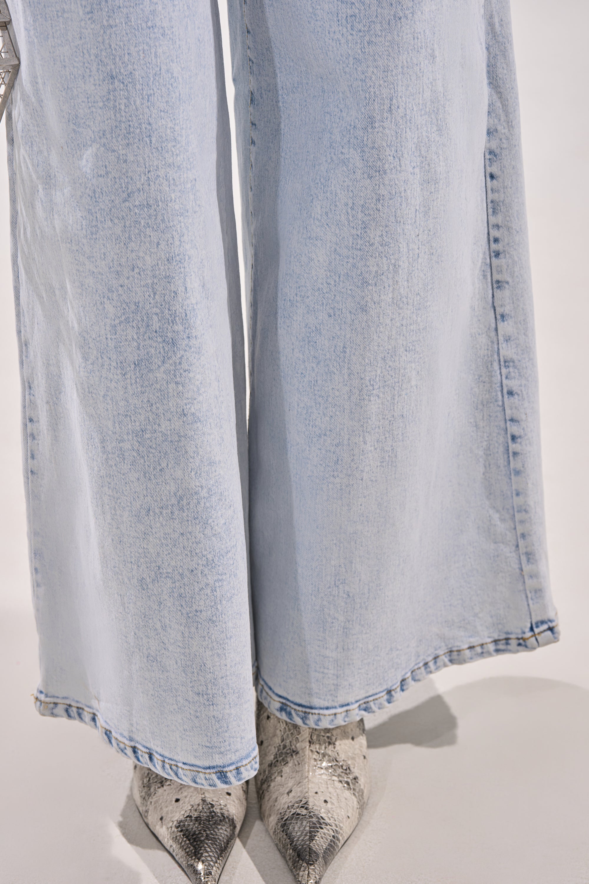 BORN TO STAND OUT DENIM JUMPSUIT