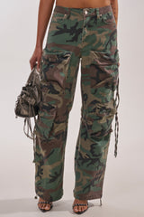 TAKE ME DOWN CAMO CARGO PANT