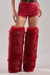 WONT LET IT GO FAUX LEATHER SHORT