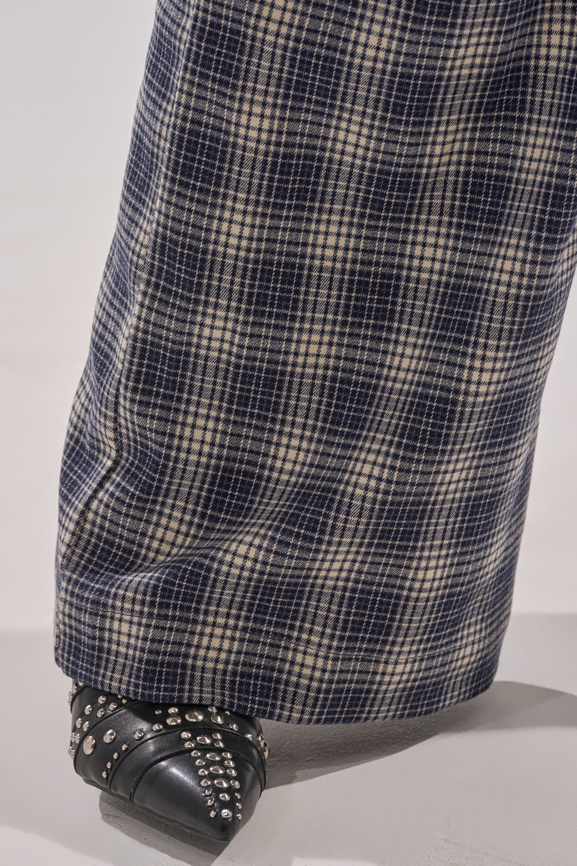 JANE PLAID TROUSER