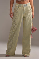 FEELING EXTREME RHINESTONE DENIM