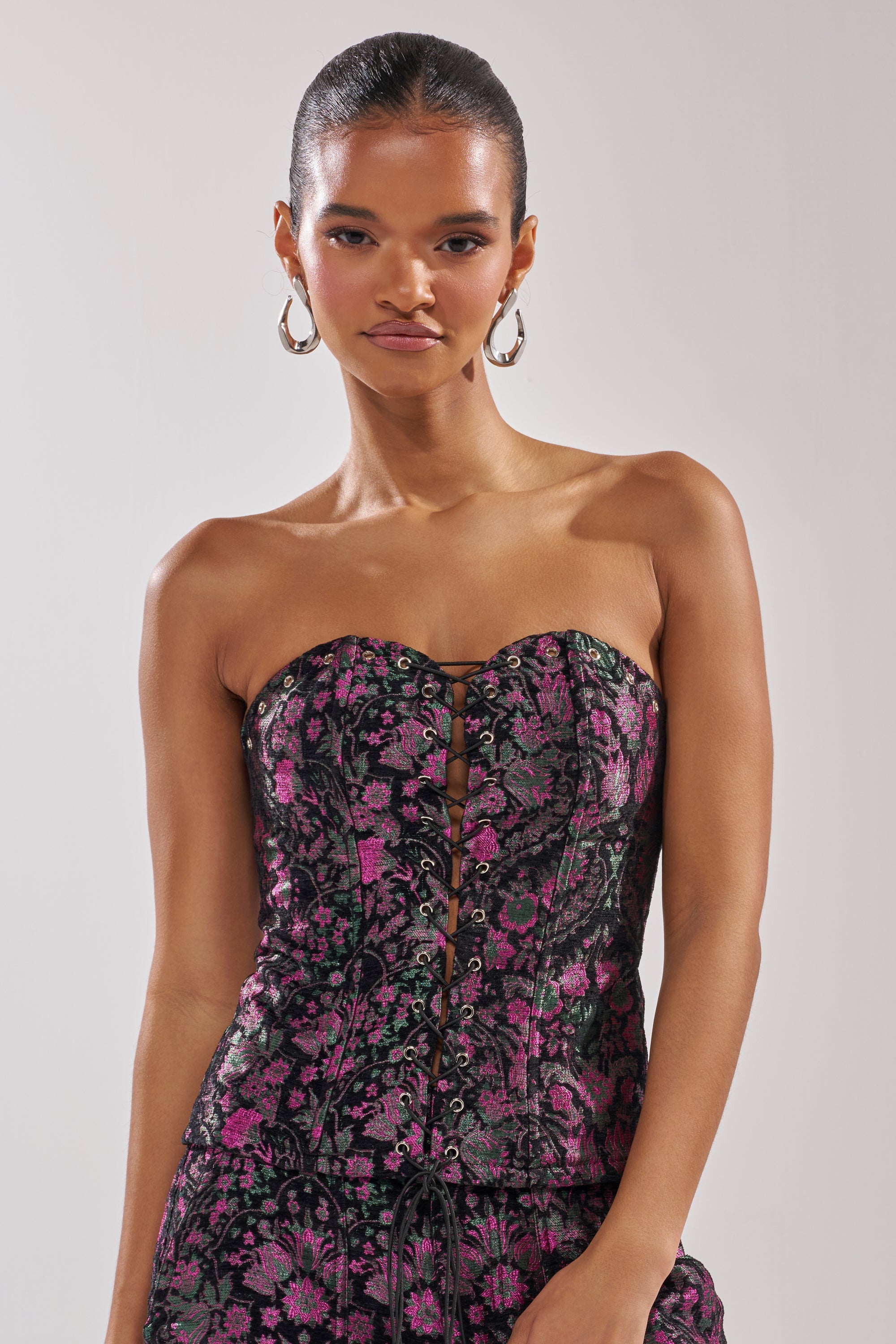 KIMMY FLORAL CORSET