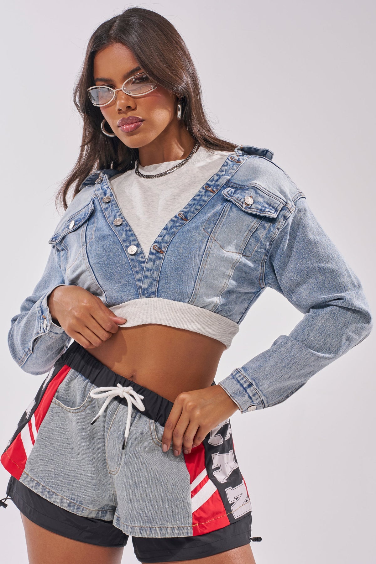 DOUBLE FUN SWEATSHIRT