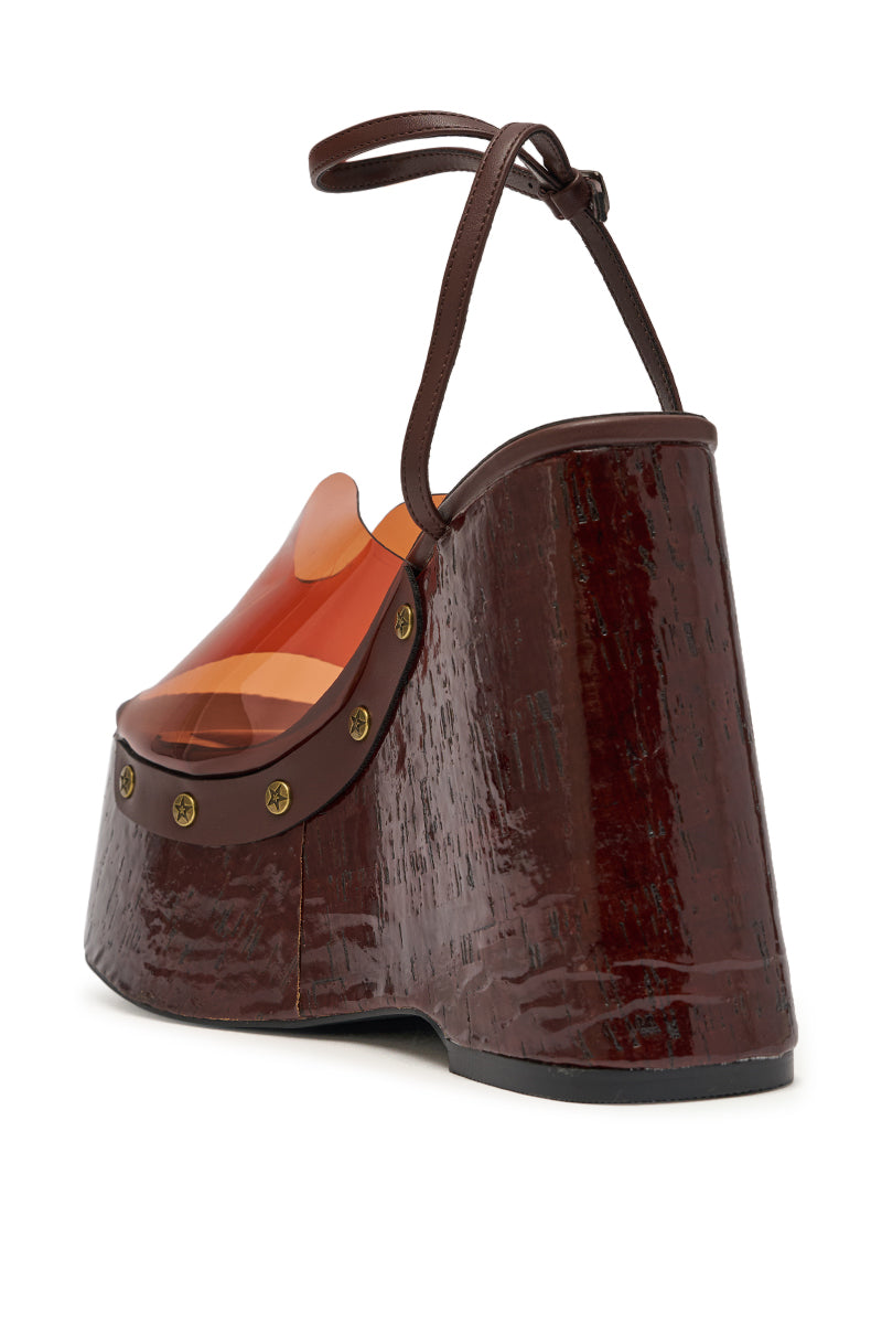 AZALEA WANG JENZA CHOCOLATE WEDGE