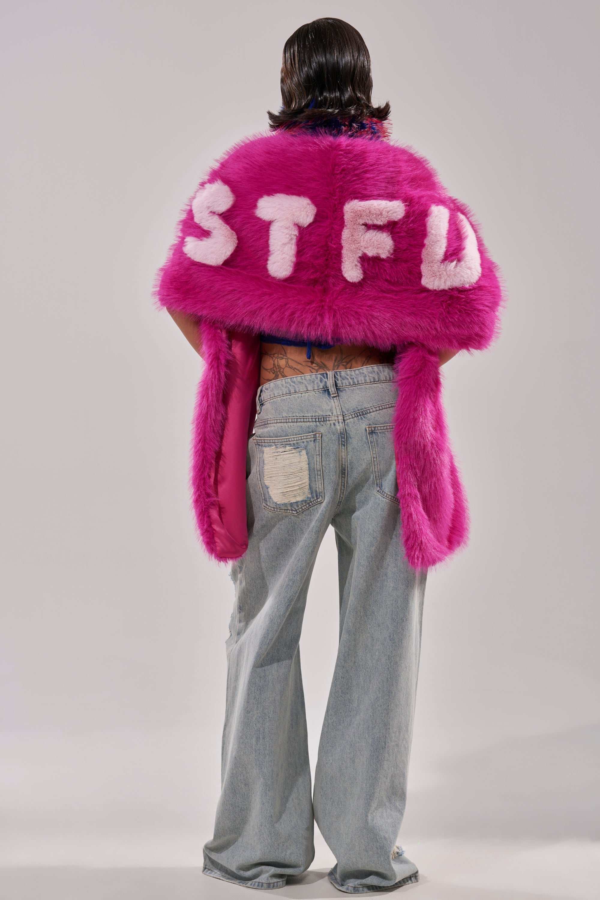 STFU FAUX FUR SCARF