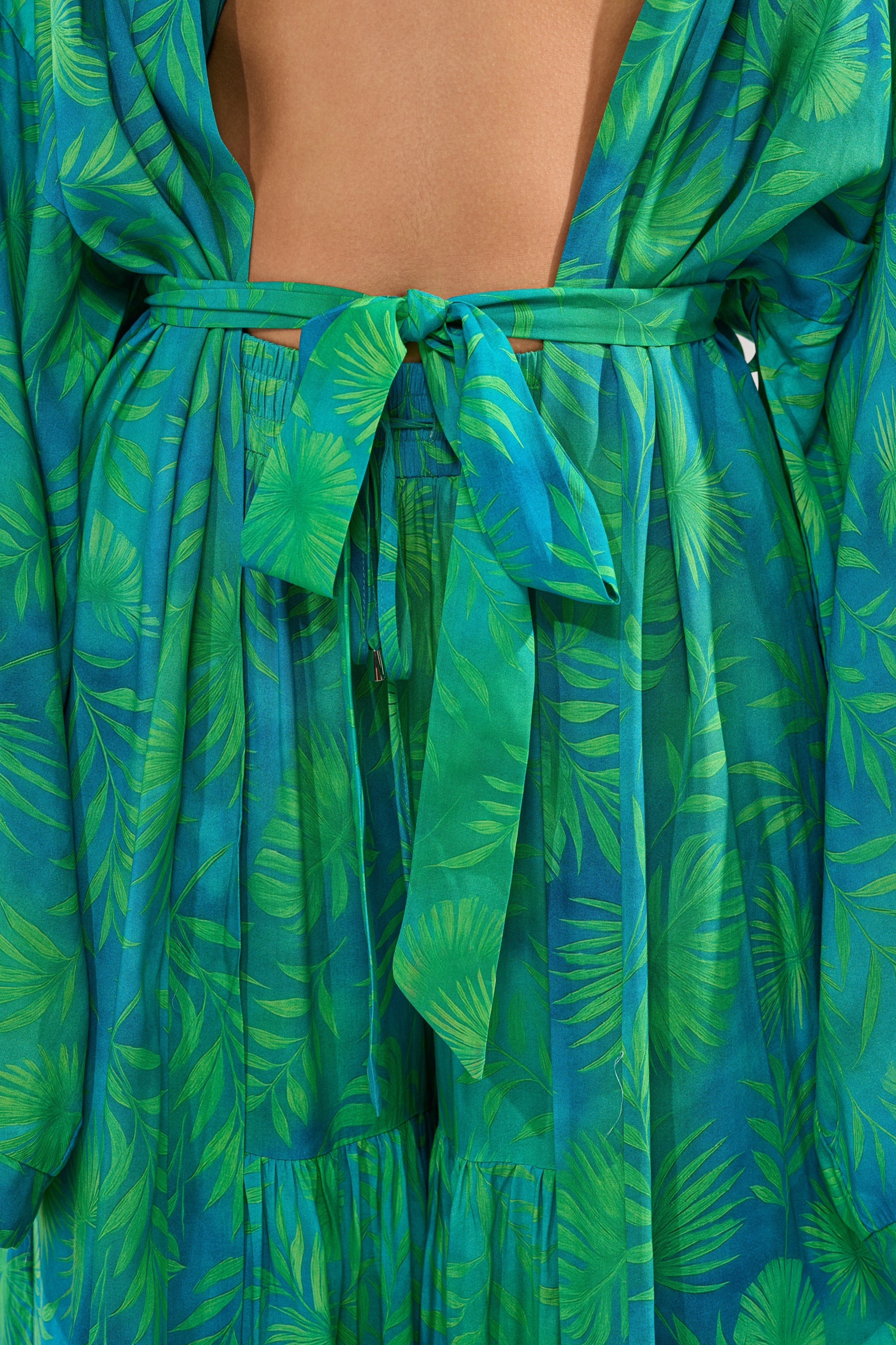 INTO THE GARDEN DUSTER IN GREEN